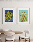 'Mimosa' Painting - Framed Fine Art Paper Print