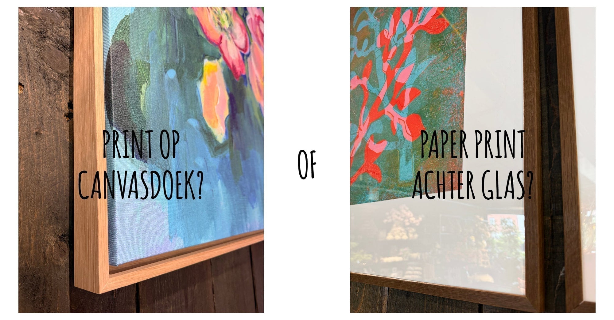 Canvas of Fine Art Paper Print? Zo kies je het juiste materiaal voor jouw wanddecoratie