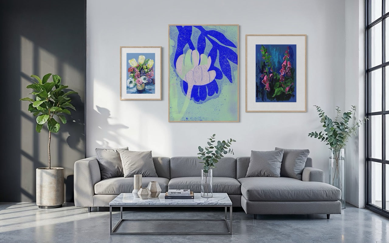 Een lege muur in de woonkamer? Zo wordt hij de blikvanger van jouw living