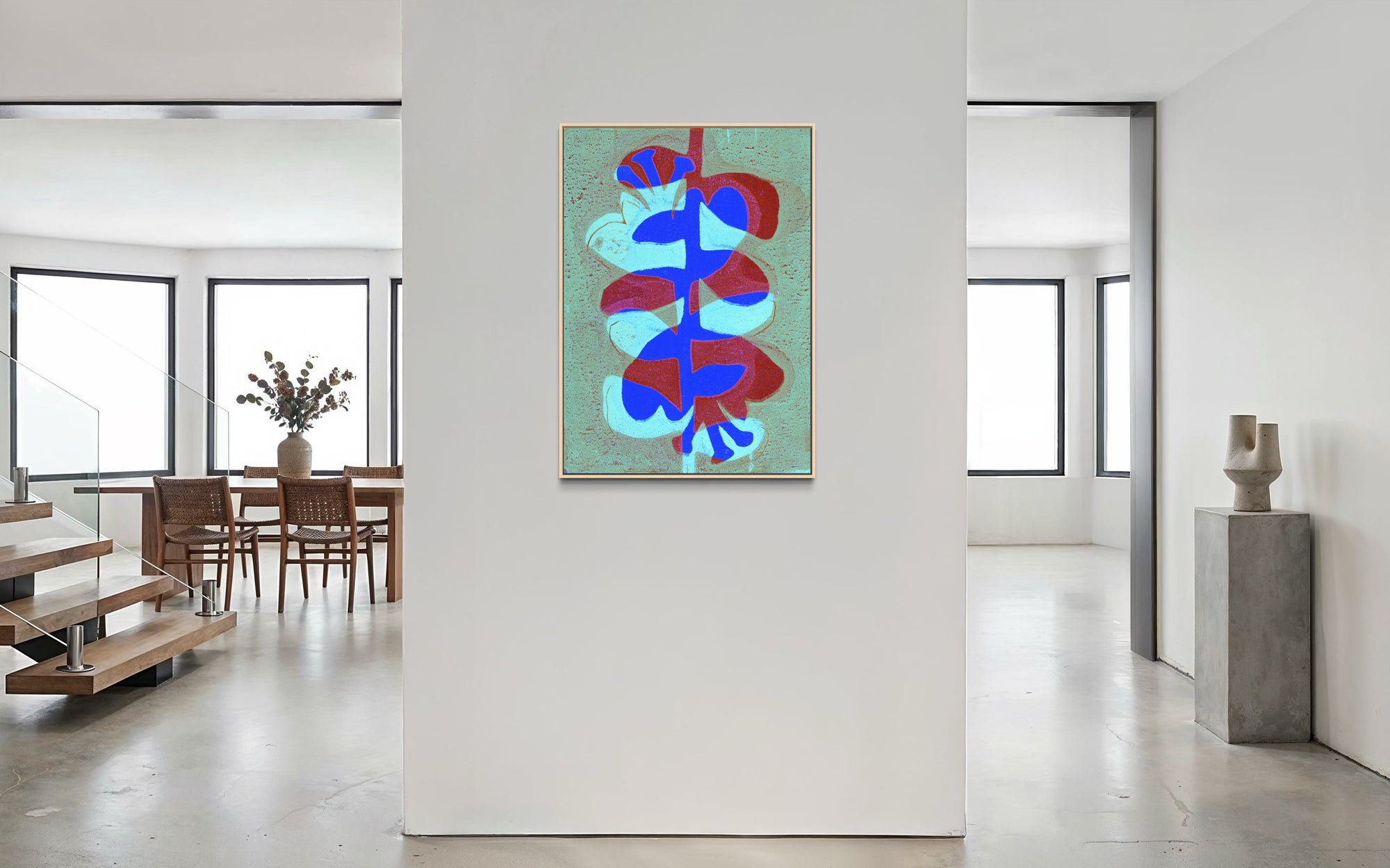 Botanical Forms - Framed Canvas Art Prints