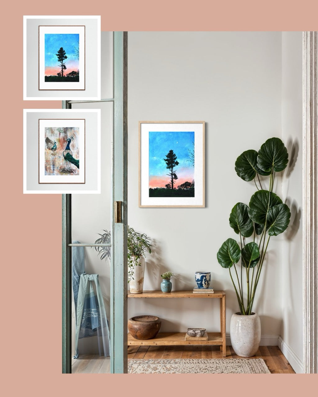 DREAMING OF PLACES - Ingelijste Fine Art Paper Prints achter glas