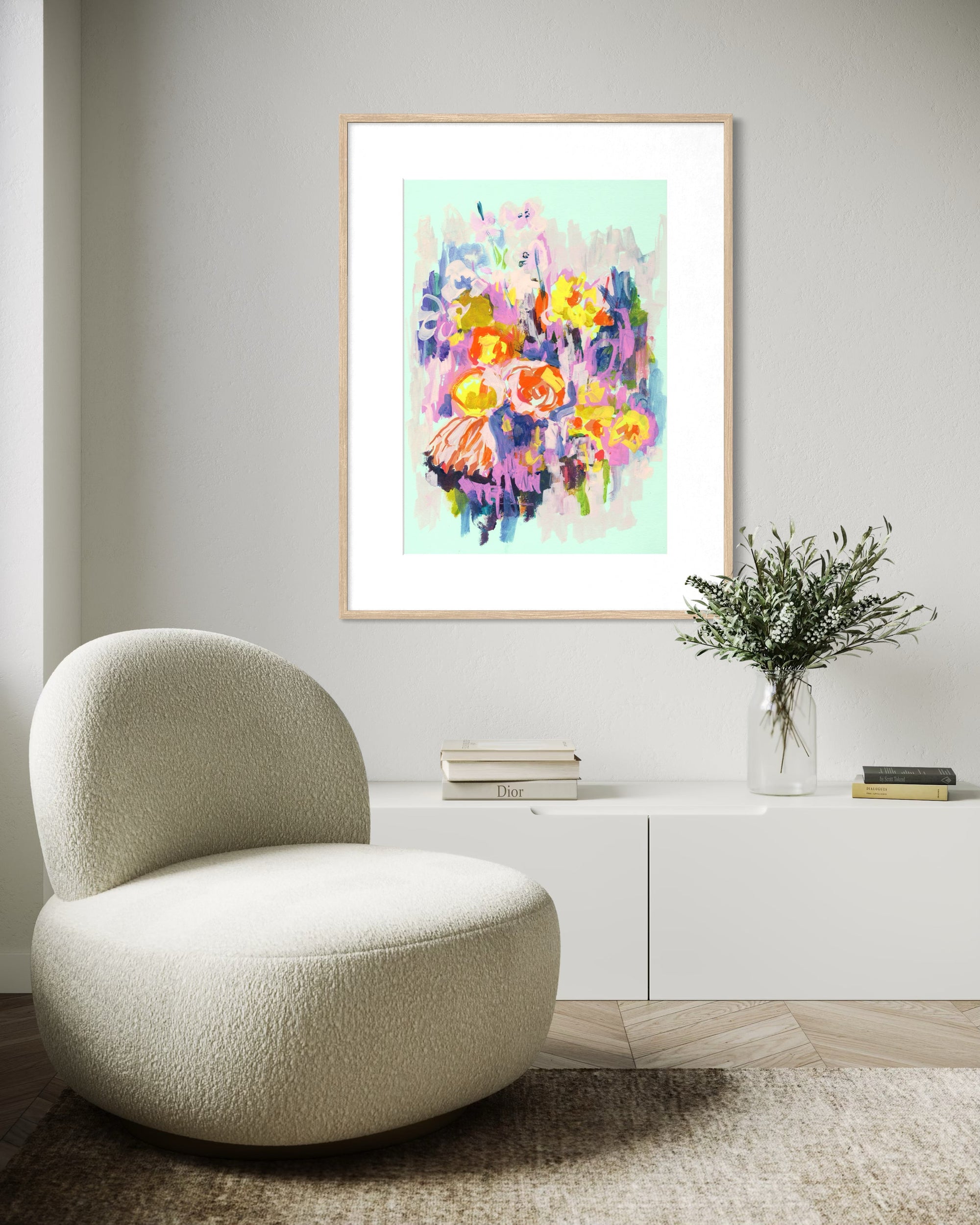 Floral Paintings - Framed Paper Art Prints