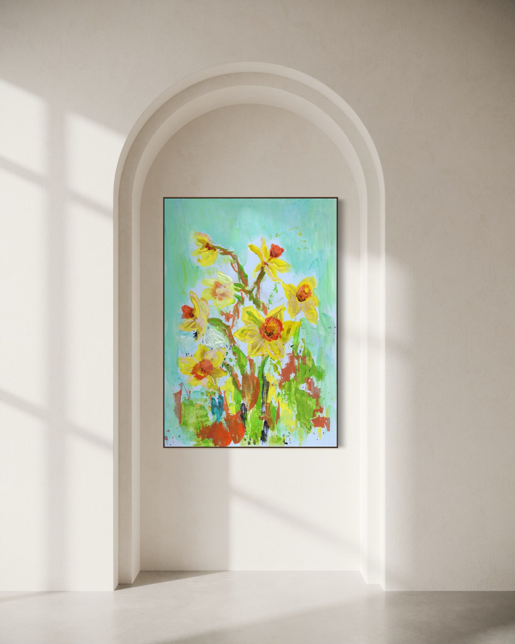 Floral Paintings - Framed Canvas Art Prints