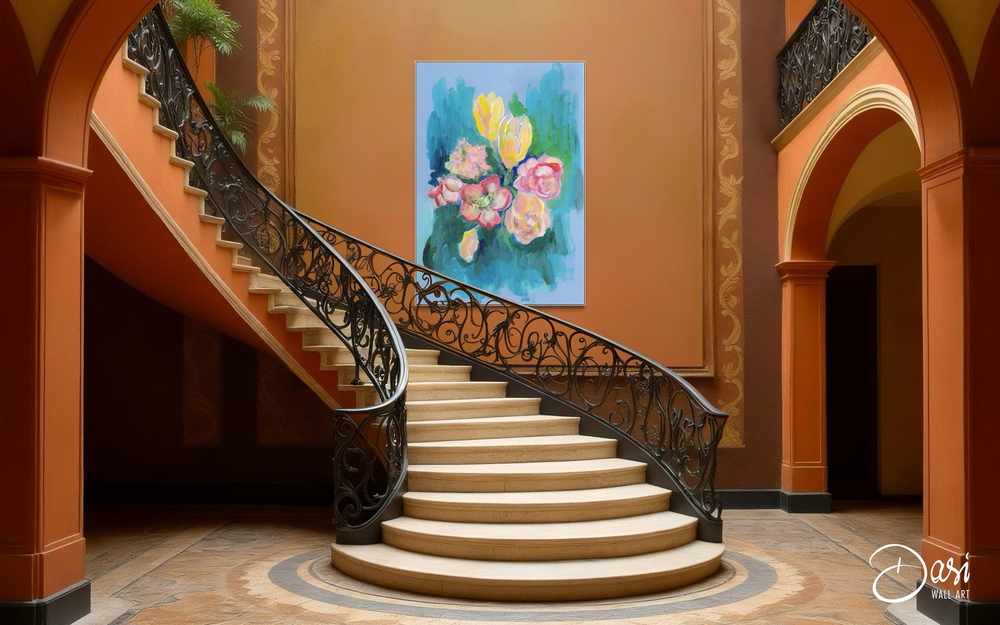 ‘Blooming Light’ Painting - Canvas Art Print