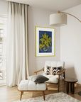 'Mimosa' Painting - Framed Fine Art Paper Print