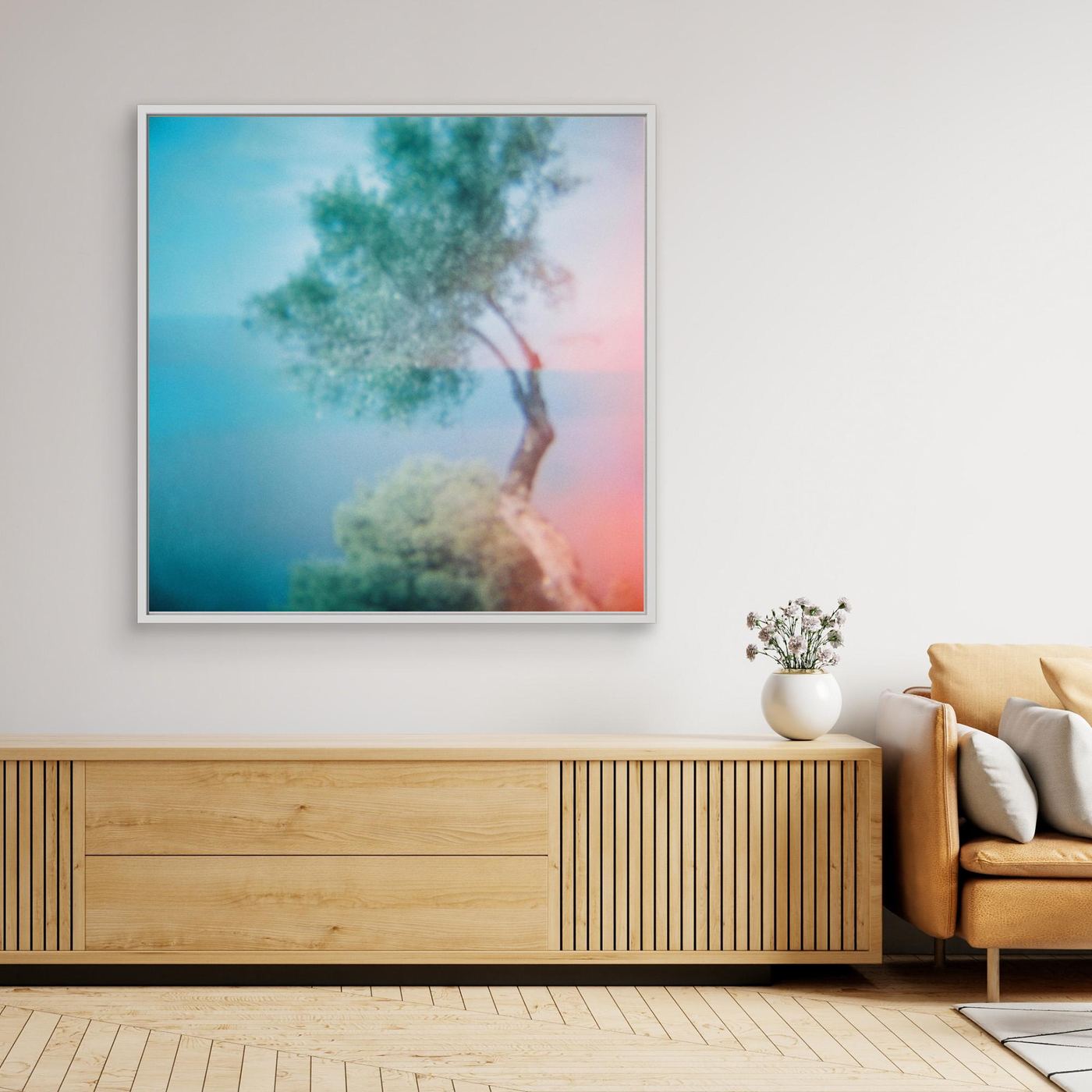 'Dreaming of places | Olive Tree' Photo Art - Framed Canvas Art Print