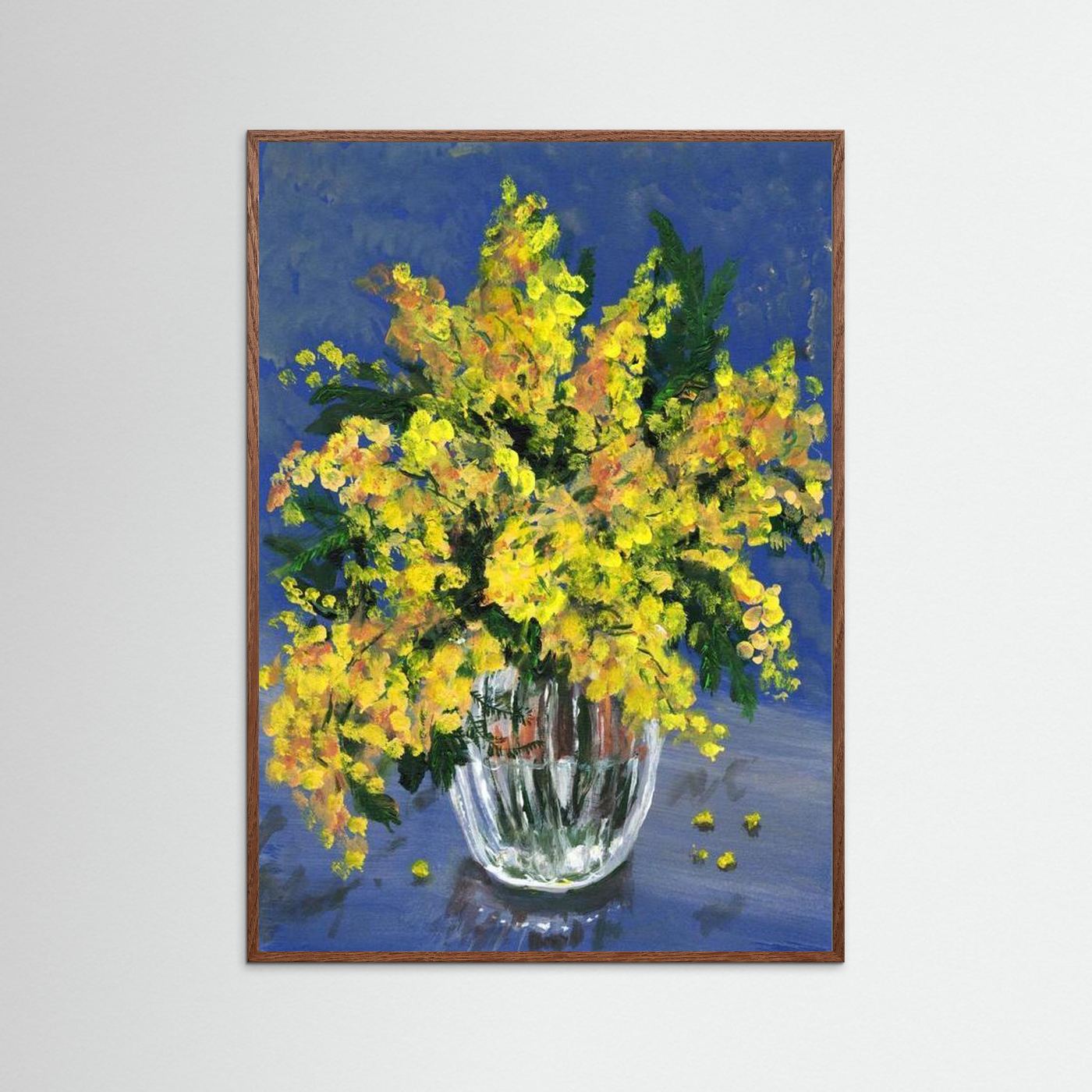 Painting 'Mimosa' - Framed Fine Art Paper Print