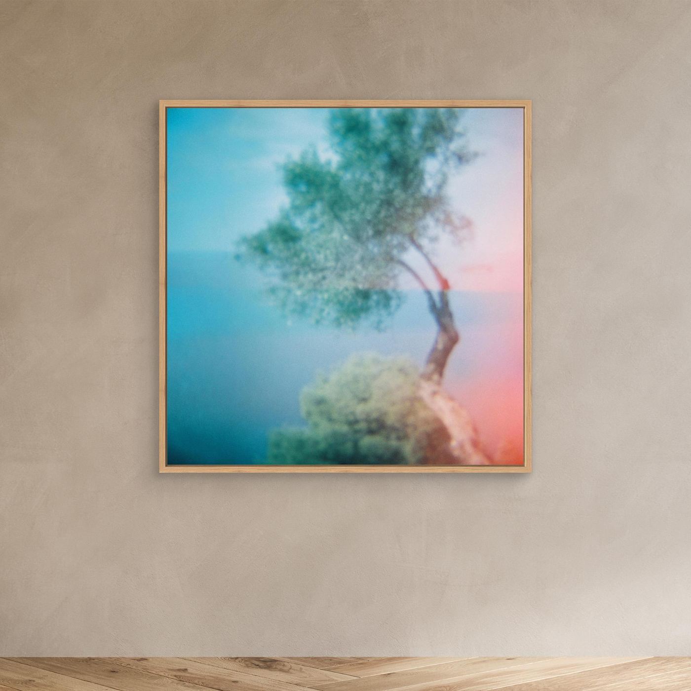 'Dreaming of places | Olive Tree' Photo Art - Framed Canvas Art Print